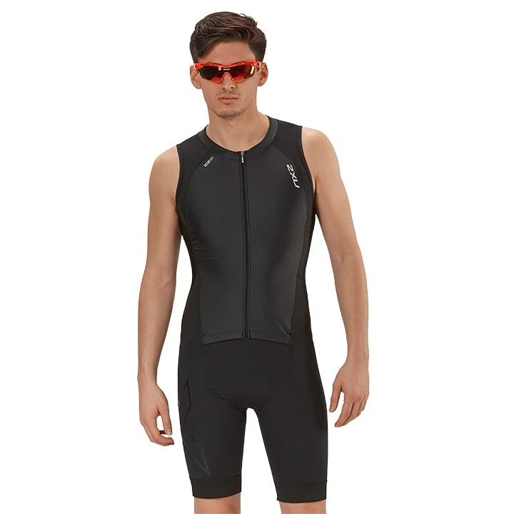 2XU Tri Suit zonder mouwen Compression triathlonsuit, voor heren, Maat L, Triath