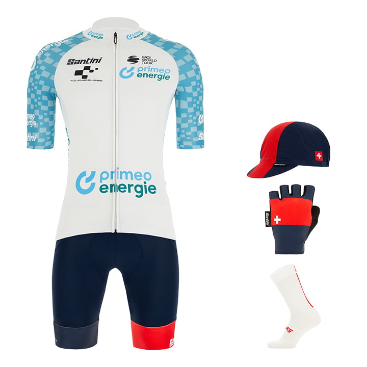 TOUR DE SUISSE Jungprofi 2021 Maxi-Set (5 stukken), voor heren, Fietskleding