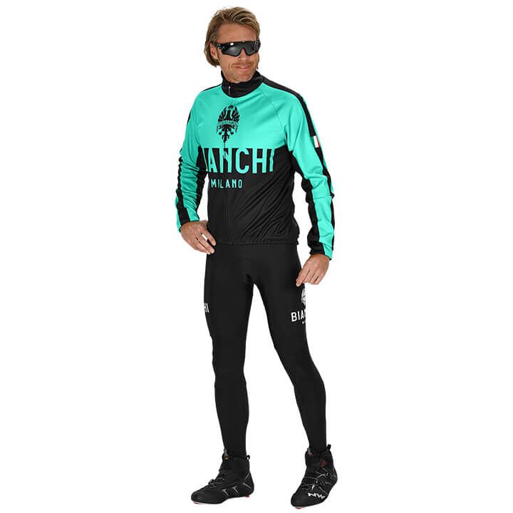 BIANCHI MILANO Zanica Set (winter fietsjack + lange koersbroek) set (2 artikelen
