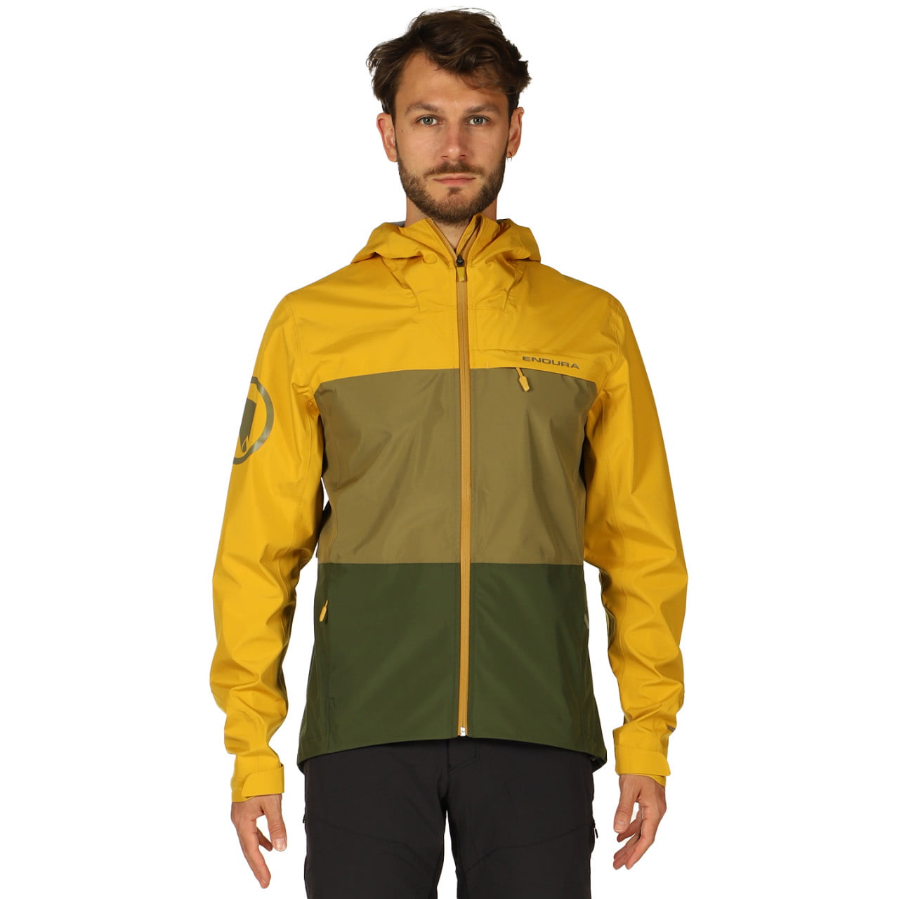ENDURA Singletrack II Waterproof Jacket yellow olive