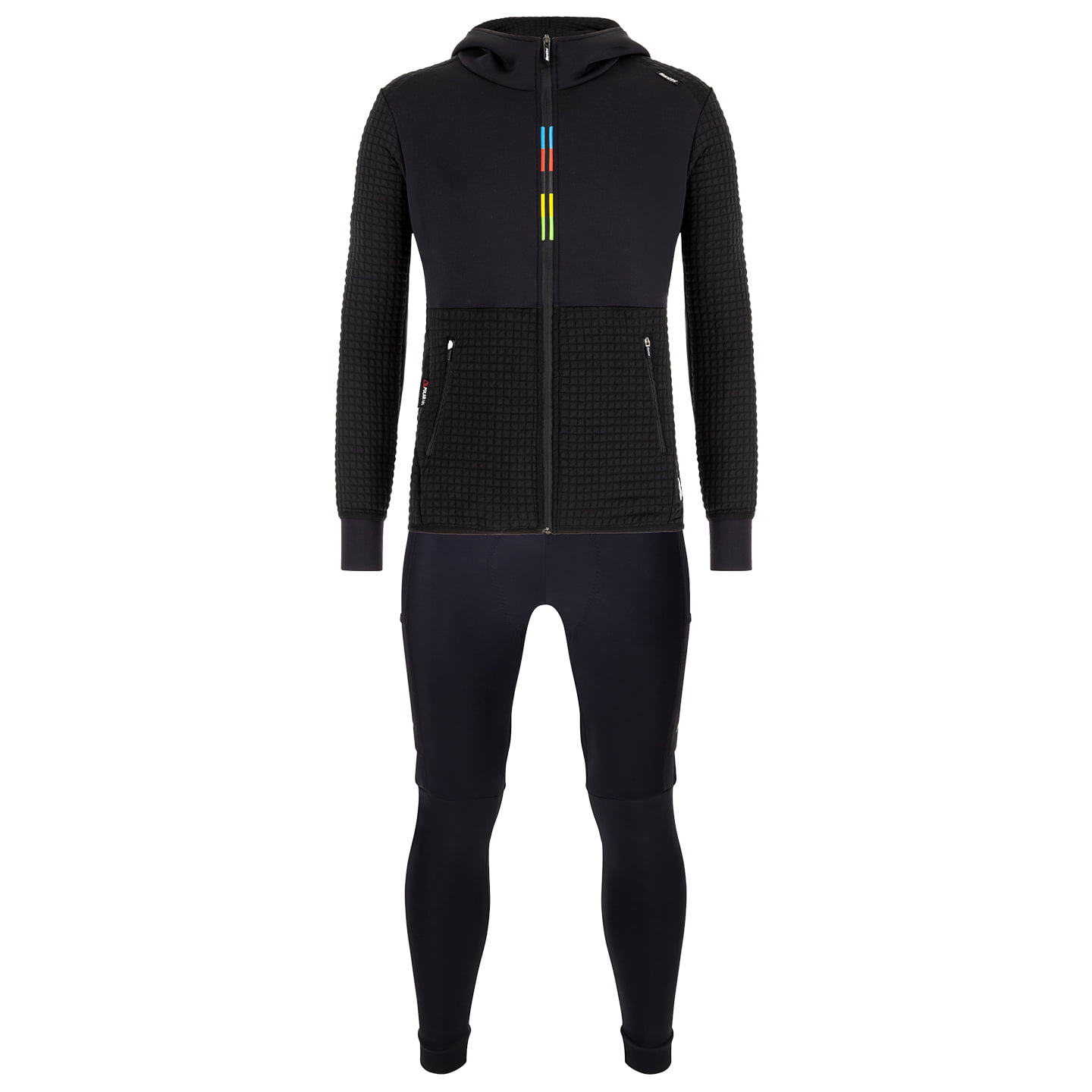 UCI WORLD CHAMPION Mondo 2025 Set (winter fietsjack + lange koersbroek) set (2