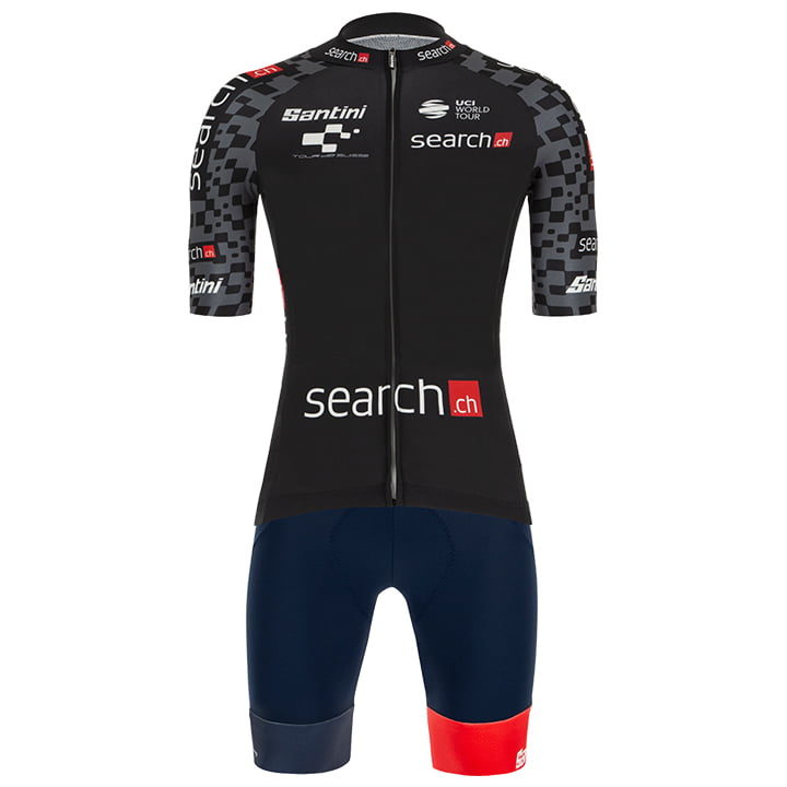 TOUR DE SUISSE Punktewertung 2021 Set (fietsshirt + fietsbroek), voor heren, Fie