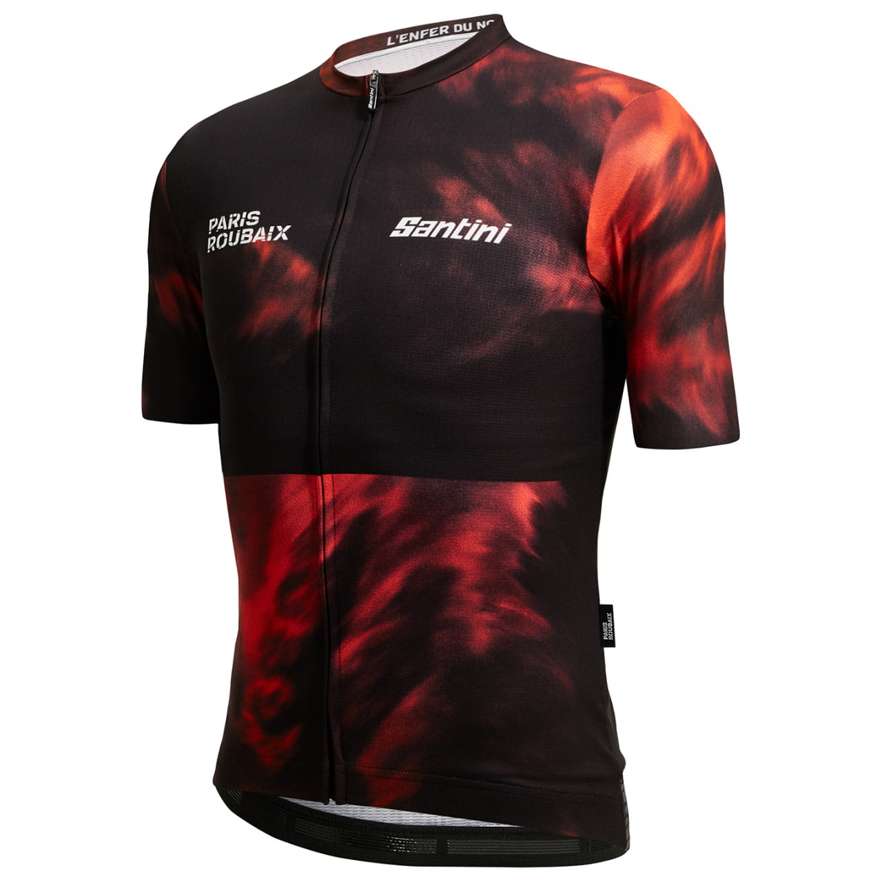 SANTINI Shirt met korte mouwen Paris-Roubaix Enfer du Nord 2023