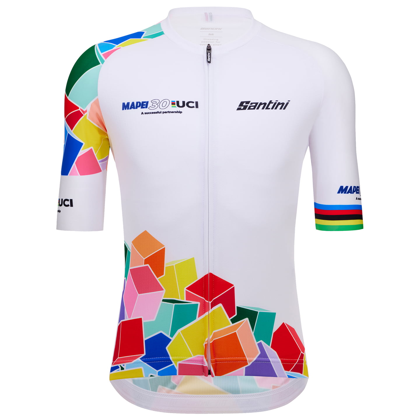 Achterhouden Regelen Geschiktheid UCI WORLD CHAMPIONSHIP GLASGOW Shirt met korte mouwen Mapei 2023 bont - wit