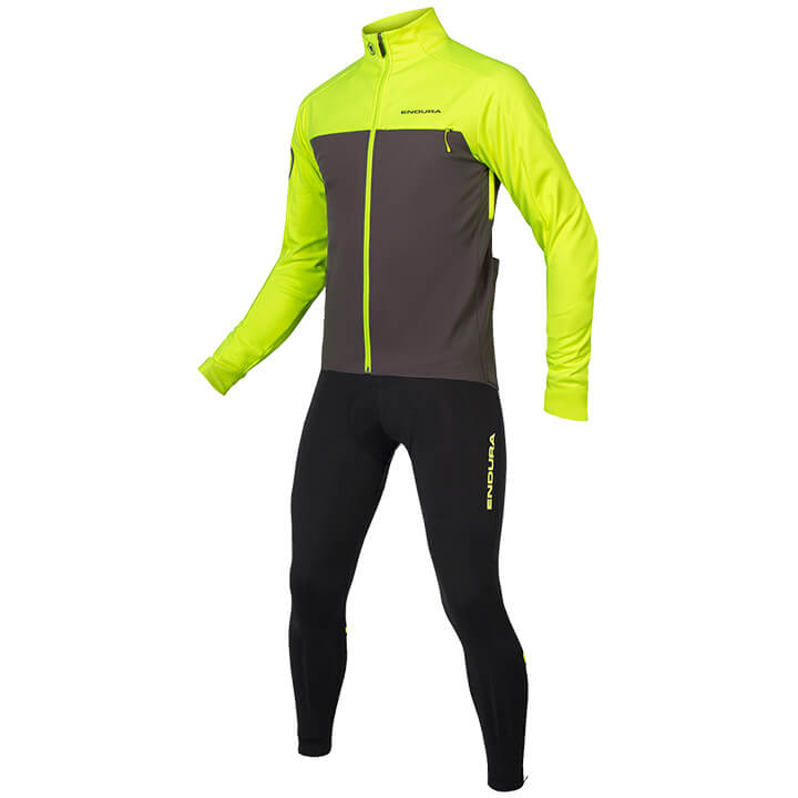 ENDURA Windchill Set (winter fietsjack + lange koersbroek) set (2 artikelen), vo