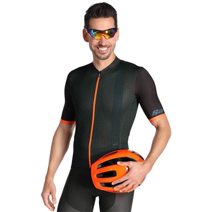 SANTINI Sleek 99 Short Sleeve Jersey, for men, size M, Cycling jersey, Cycling clothing