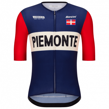SANTINI  LA VUELTA Kurzarmtrikot Gran Salida Piemonte