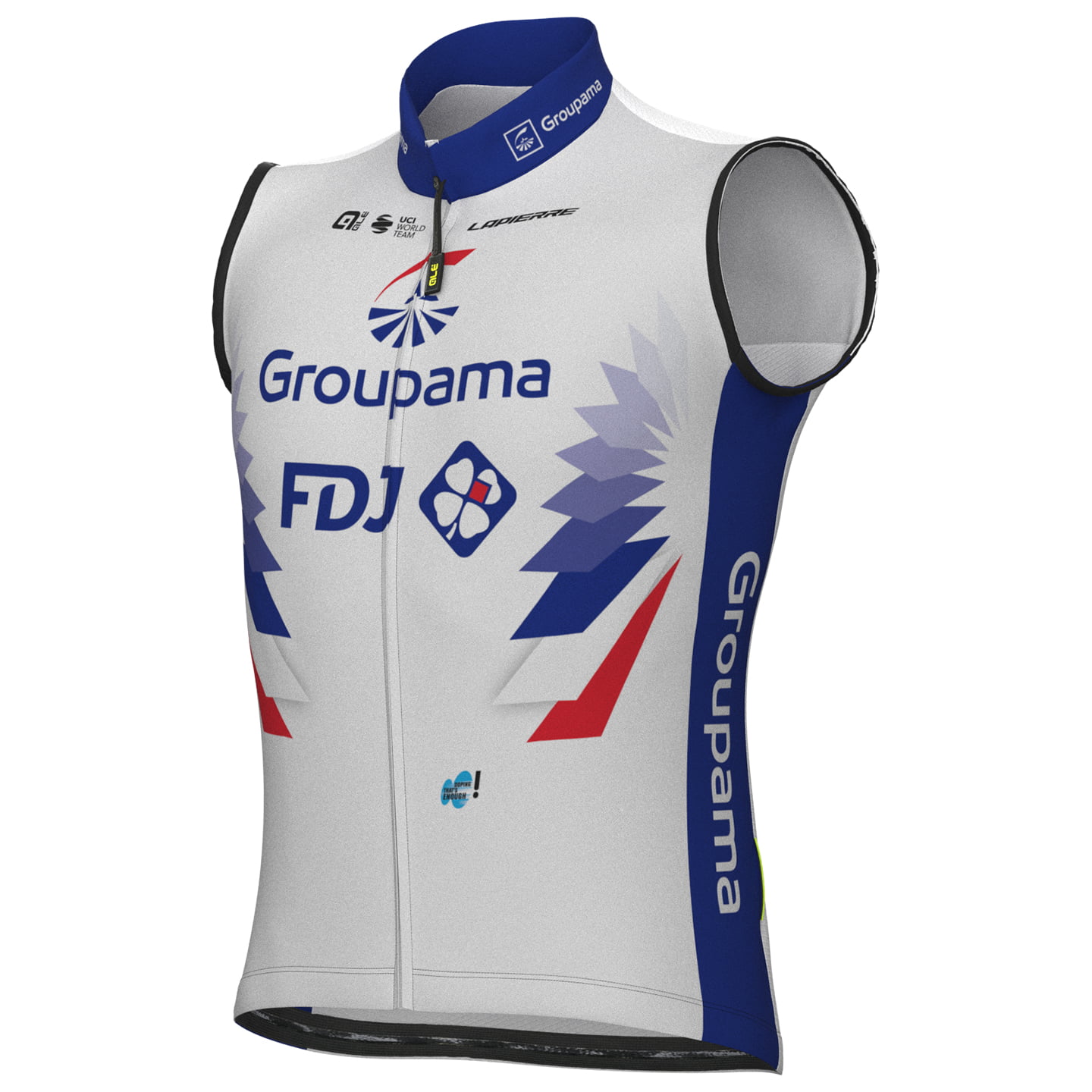 GROUPAMA - FDJ 2022 Wind Vest, for men, size L, Cycling vest, Cycle gear