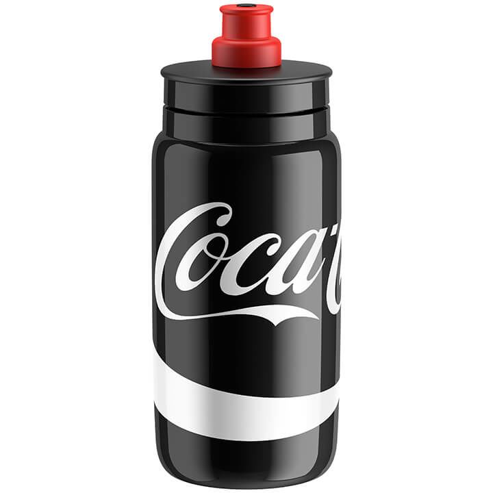 ELITE Fly Coca Cola 550 ml Trinkflasche, Fahrradflasche, Fahrradzubehör