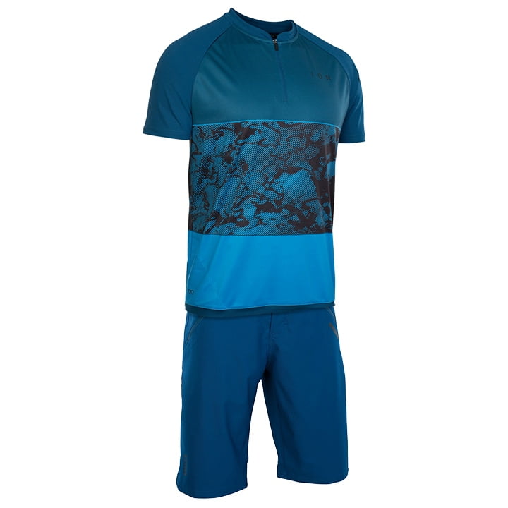 ION Traze AMP Set (fietsshirt + fietsbroek) set (2 artikelen), voor heren