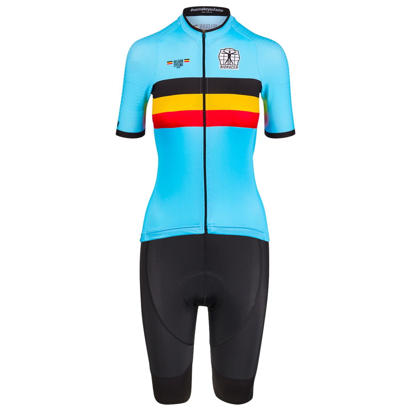 BELGIAN NATIONAL TEAM 2024 Women’s Set (cycling jersey + cycling shorts) Women’s Set (2 pieces)