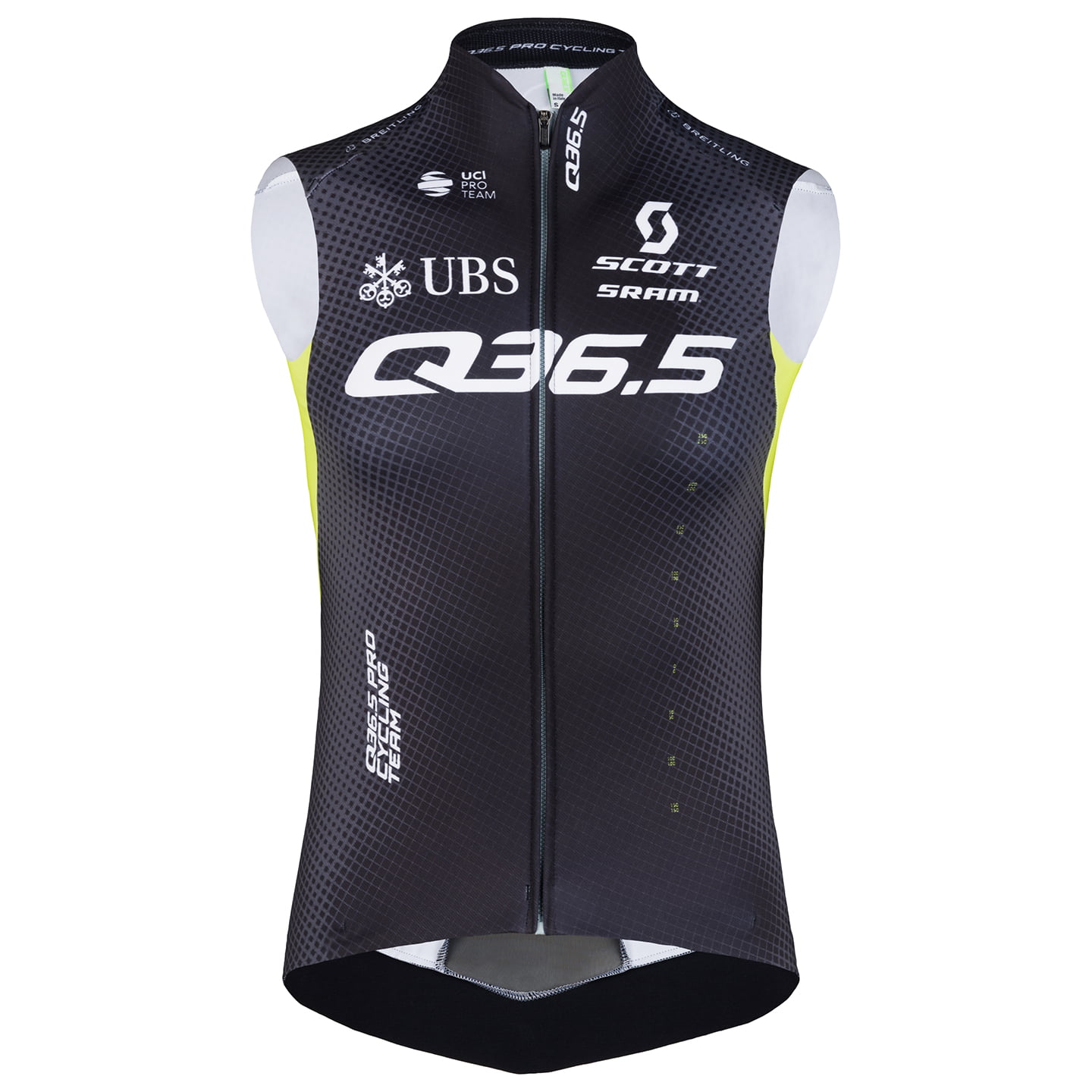 Q36.5 PRO CYCLING TEAM Wind vest 2024 Wind Vest, for men, size M, Cycling vest, Cycle clothing