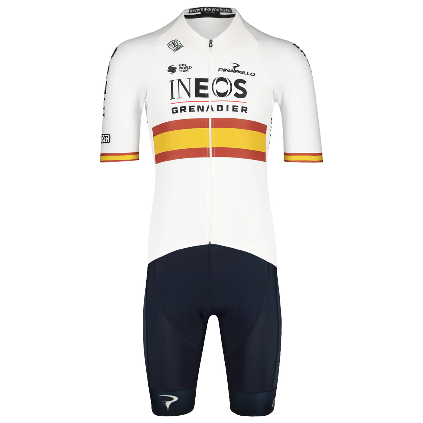 INEOS Grenadiers Spanish Champion Icon 2022 Set (cycling jersey + cycling shorts) Set (2 pieces), for men, Cycling clothing