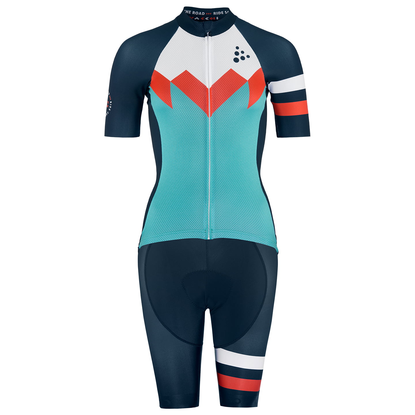 CRAFT Share The Road 2024 Women’s Set (cycling jersey + cycling shorts) Women’s Set (2 pieces), Cycling clothing