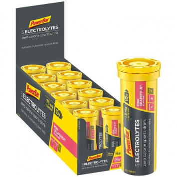 Tabletki musujące 5Electrolytes Pink Grapefruit + Koffein POWERBAR Tabletki musujące 5Electrolytes Pink Grapefruit + Koffein