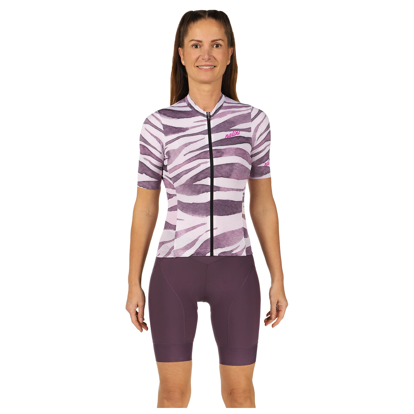 NALINI Animal Dames set (fietsshirt + fietsbroek) dames set (2 artikelen),