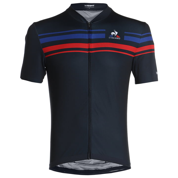 TOUR DE FRANCE Bleu Blanc Rouge 2021 Short Sleeve Jersey, for men, size S, Cycling jersey, Cycling clothing