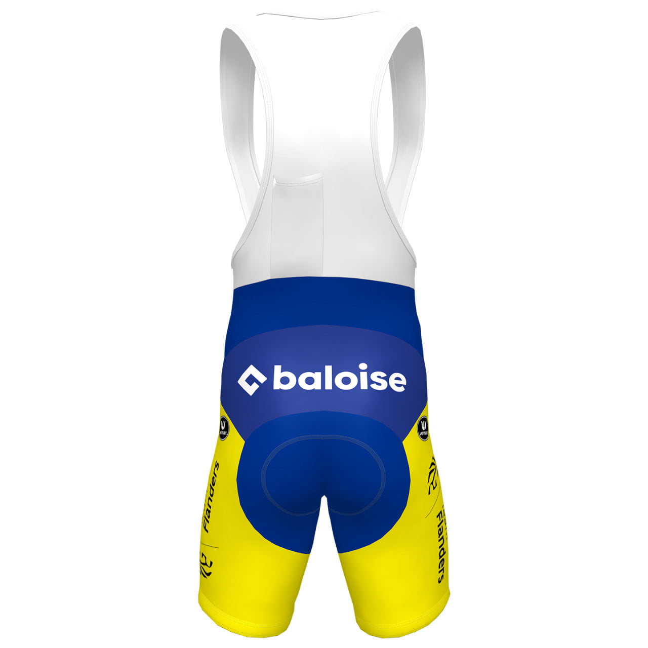 TEAM FLANDERS-BALOISE Krótkie spodnie na szelkach 2024