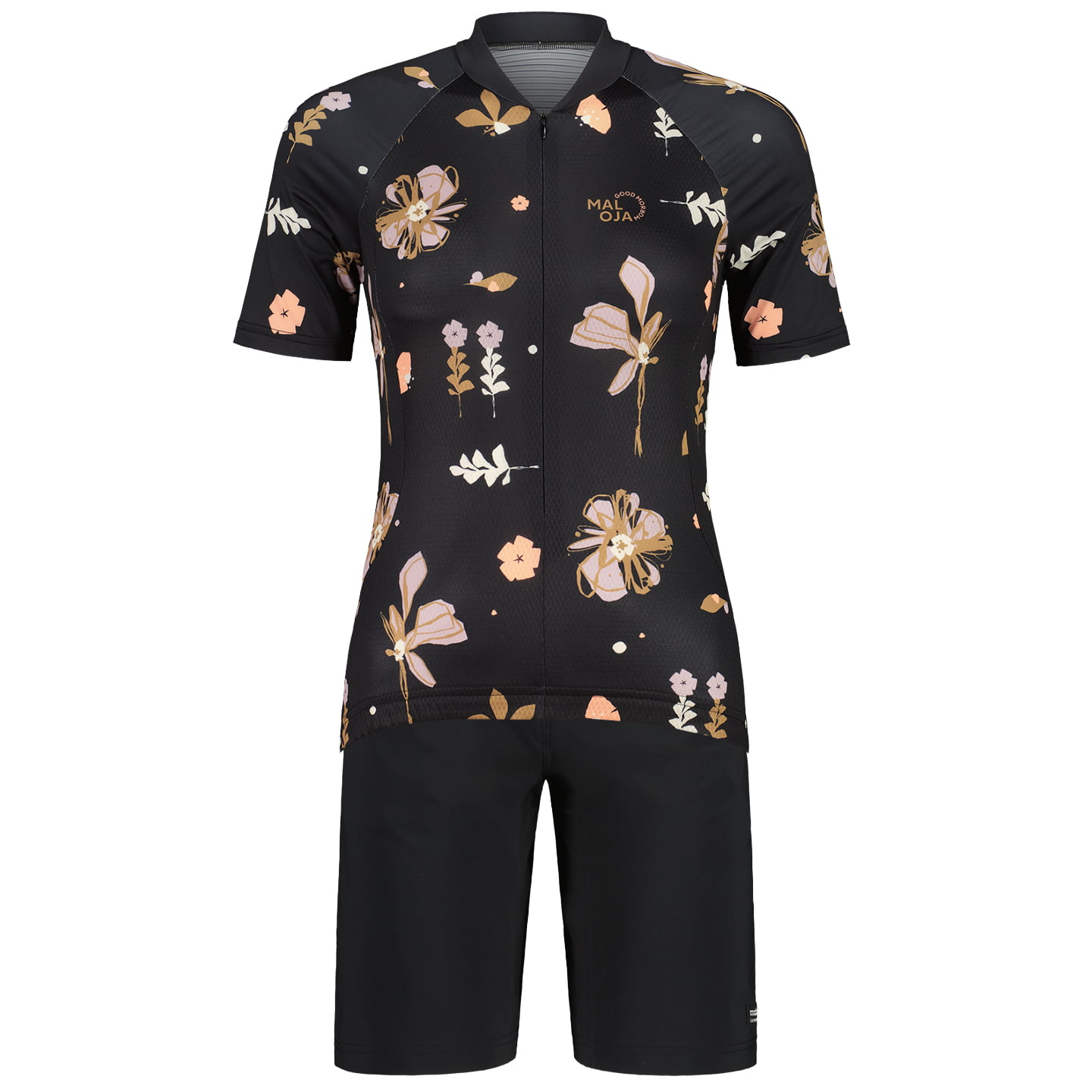 MALOJA TennoM. AOP Dames set (fietsshirt + fietsbroek) dames set (2 artikelen),