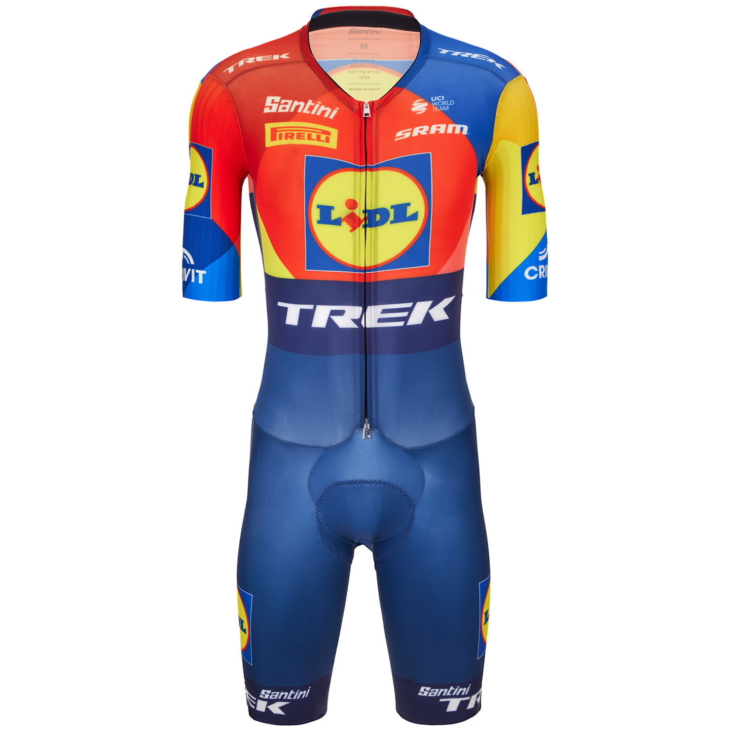 LIDL-TREK Racebody 2025 racebody, voor heren, Maat 2XL, Fietsbody, Fietskledij