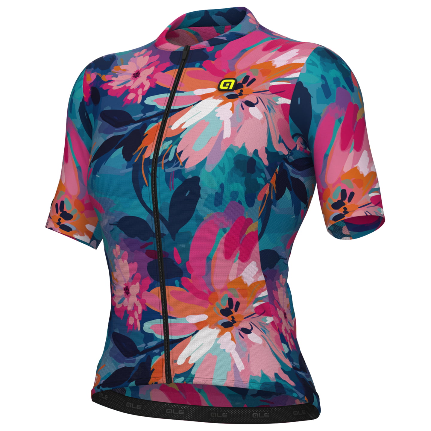 ALÉ met korte mouwen Jardin damesfietsshirt, Maat L, Fietsshirt, Fietskleding