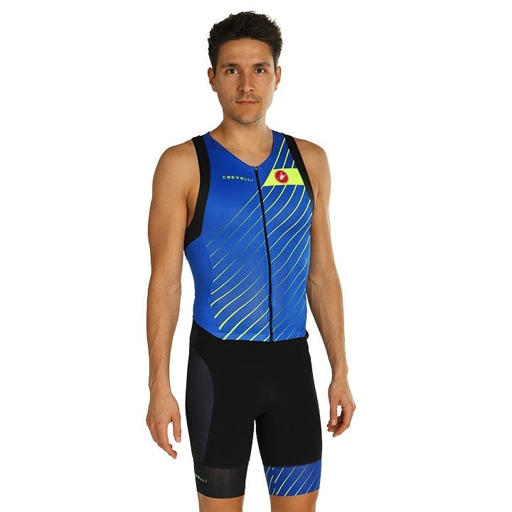 CASTELLI Free Sanremo Sleeveless Tri Suit Tri Suit, for men, size S, Triathlon suit, Triathlon clothing