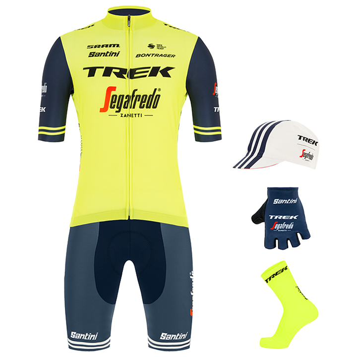 TREK-SEGAFREDO Training 2021 Maxi-Set (5 stukken), voor heren, Fietskleding