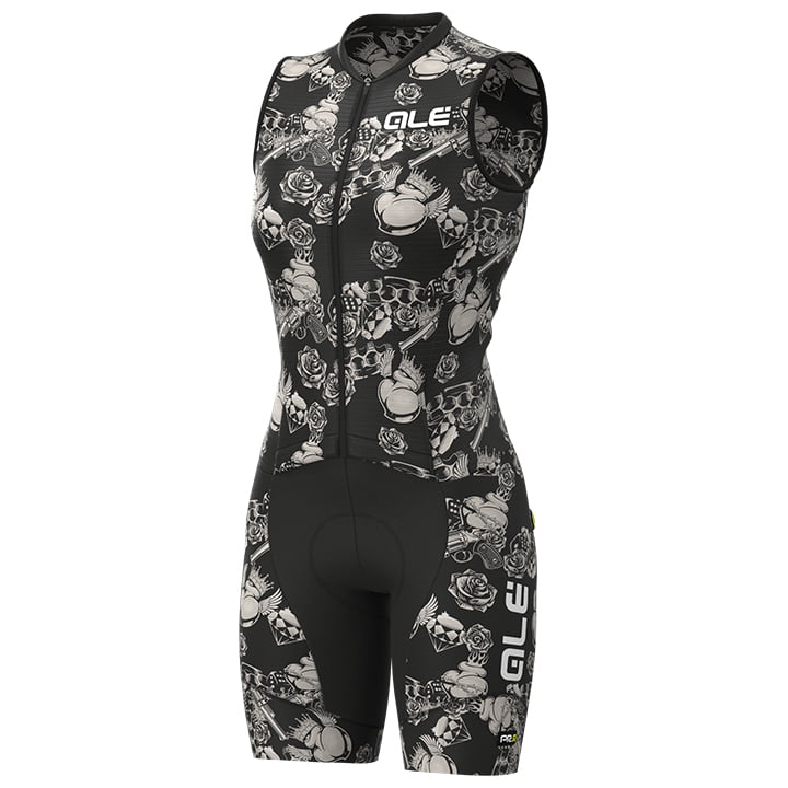 ALÉ Dameszonder mouwen Las Vegas racebody, Maat L, Fiets body, Fietskleding