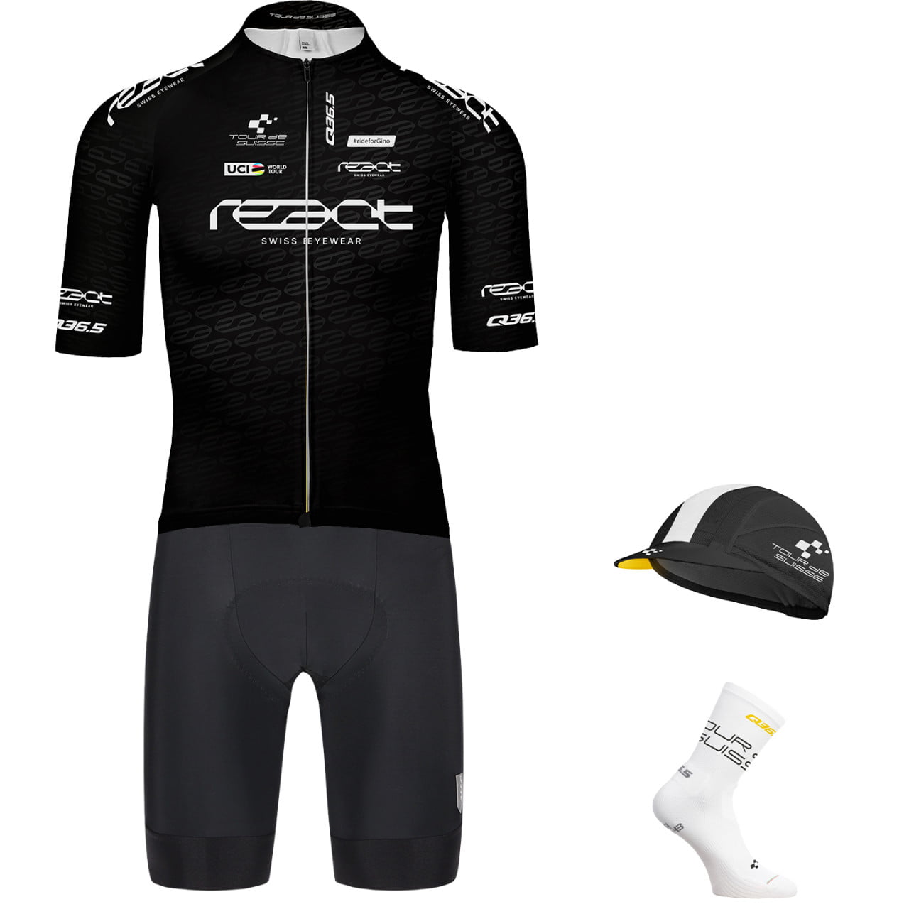 TOUR DE SUISSE Sprinttrikot 2025 Maxi-Set (4 stukken)