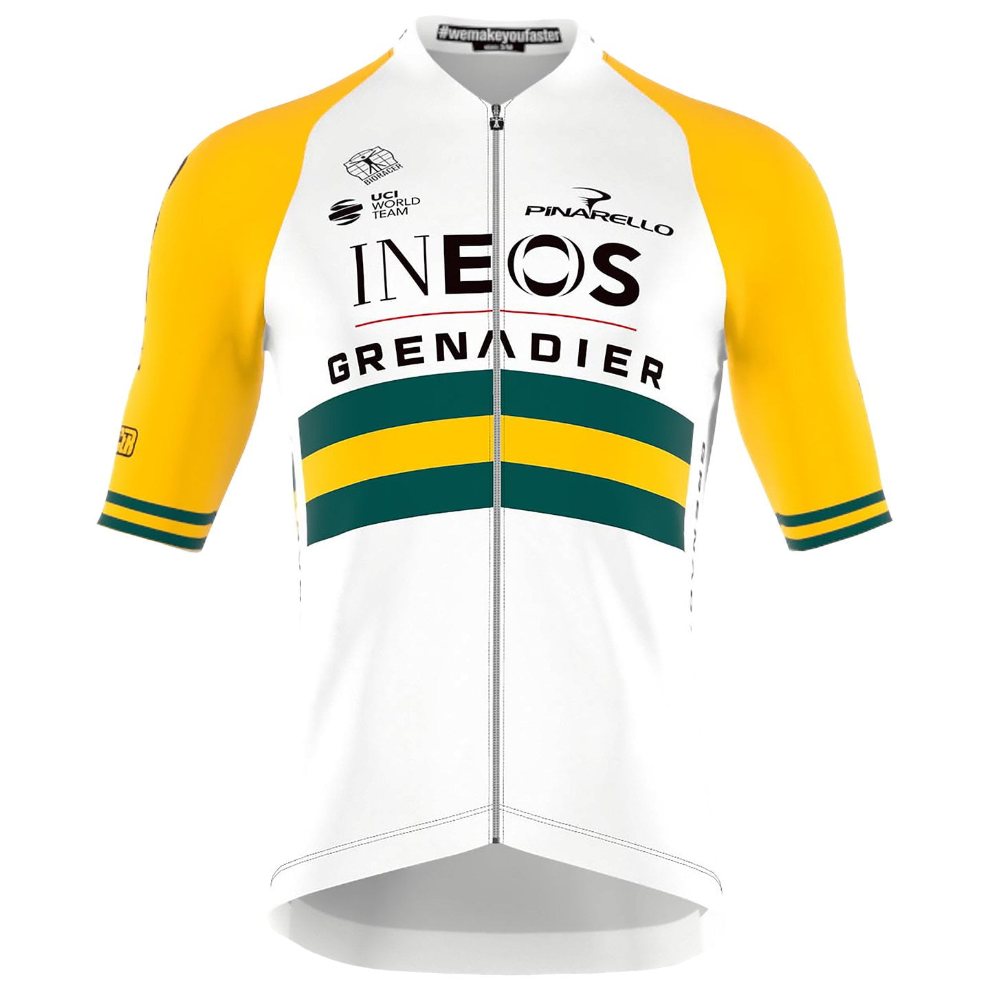 INEOS Grenadiers Icon Australian Champion 2023 Short Sleeve Jersey, for men, size L, Cycling shirt, Cycle clothing