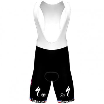 Pantaloncino con bretelle DECEUNINCK-QUICK STEP Campione crono francese 2021 VERMARC Pantaloncino con bretelle DECEUNINCK-QUICK STEP Campione crono francese 2021
