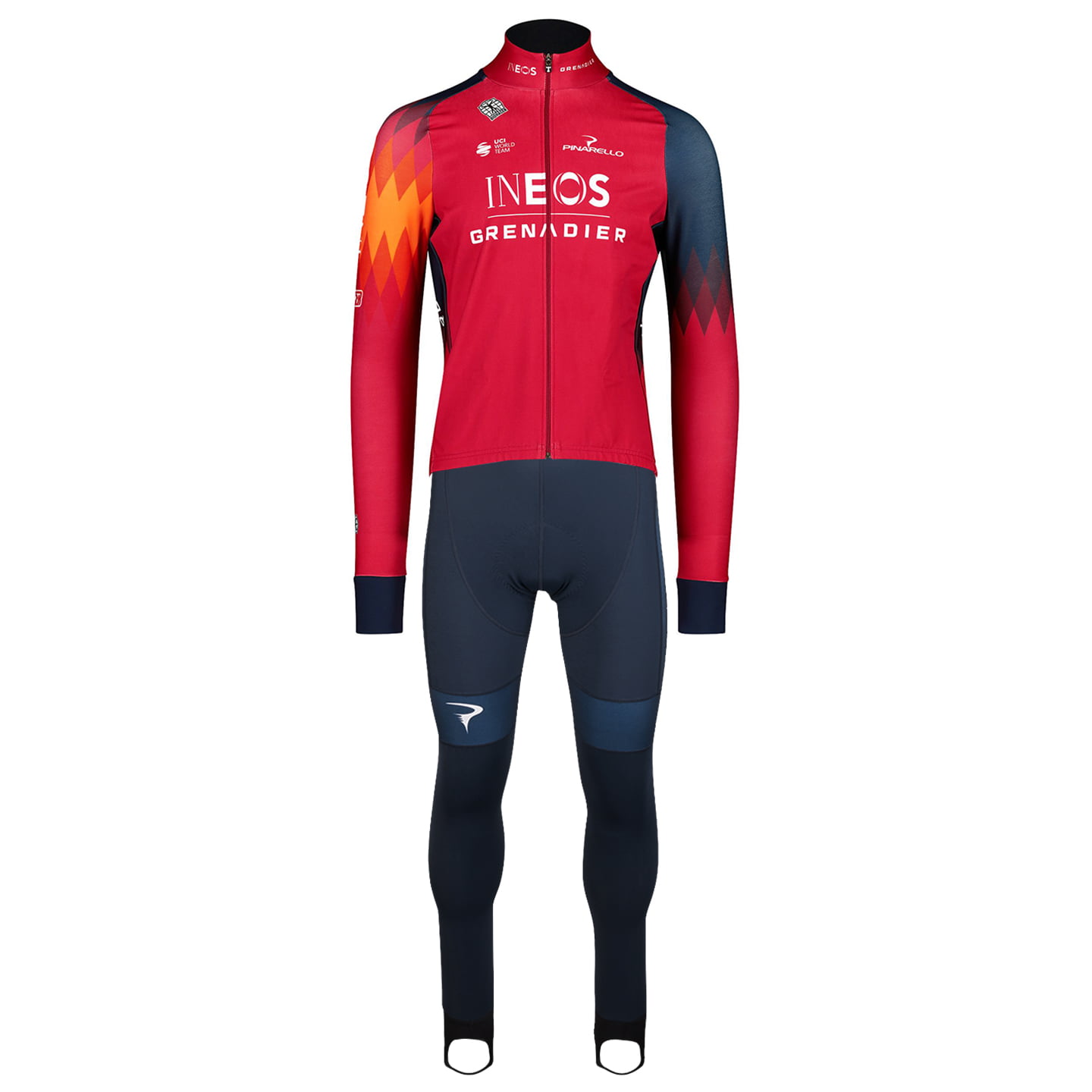INEOS Grenadiers Icon Tempest 2023 Set (winter jacket + cycling tights) Set (2 pieces), for men