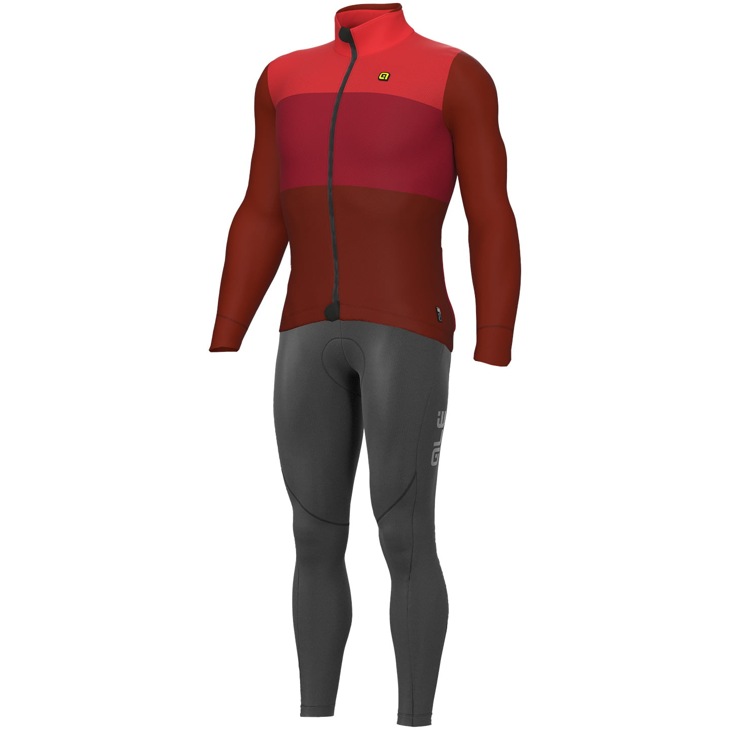 ALE Sfida Set (winter jacket + cycling tights), for men