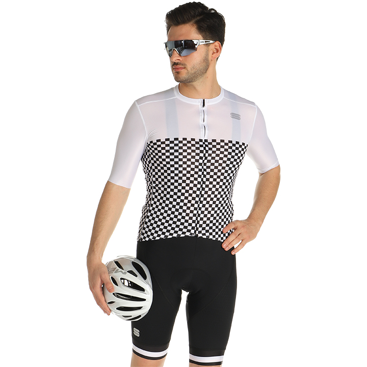 SPORTFUL Checkmate Set (fietsshirt + fietsbroek) set (2 artikelen), voor heren