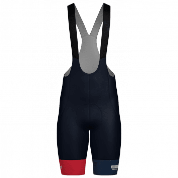 SANTINI  LA VUELTA kurze Trägerhose Gran Salida Piemonte