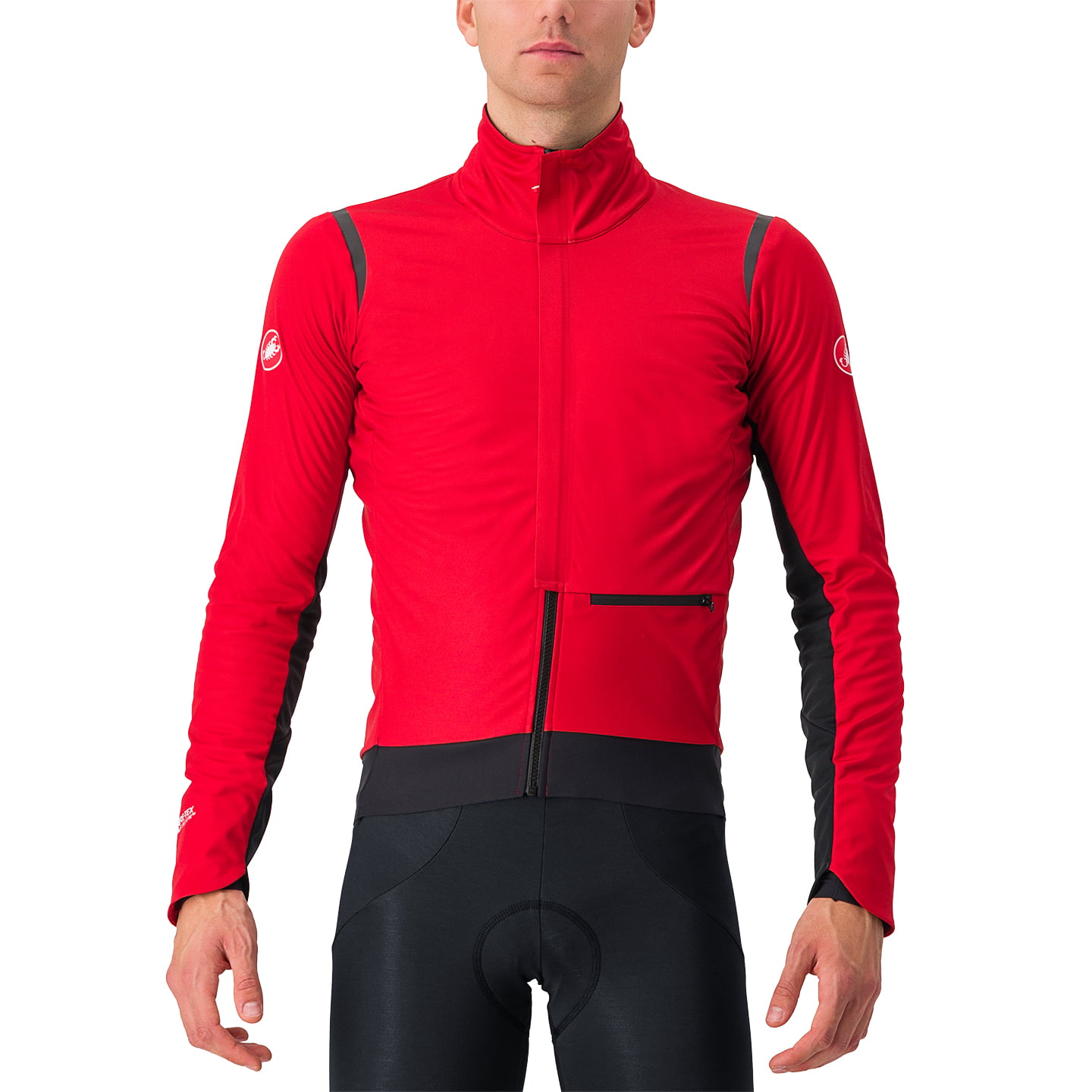CASTELLI Winter Jacket Alpha Doppio RoS Thermal Jacket, for men, size S, Winter jacket, Bike gear