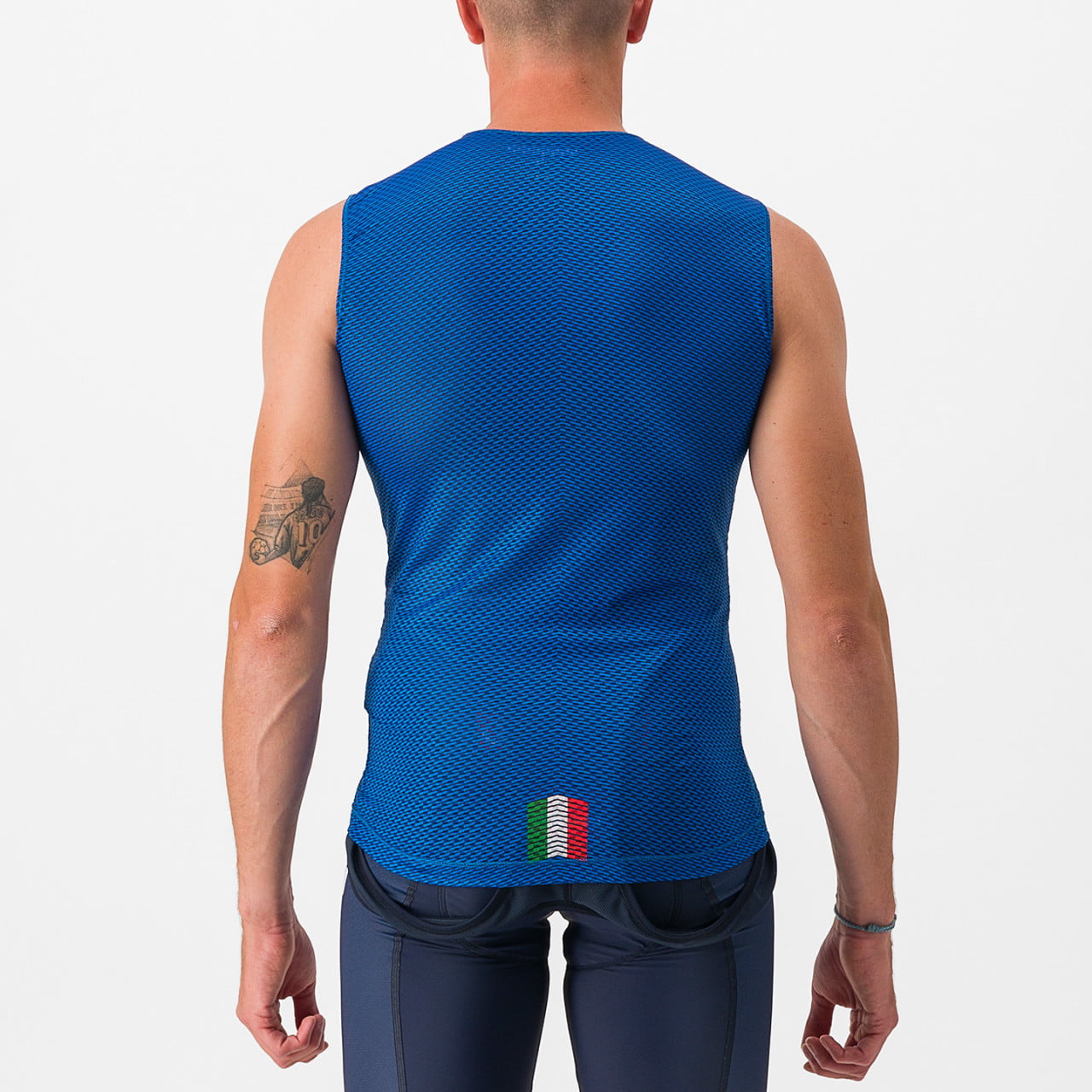 ITALIAN NATIONIAL TEAM Sleeveless Cycling Base Layer Pro Mesh 2023