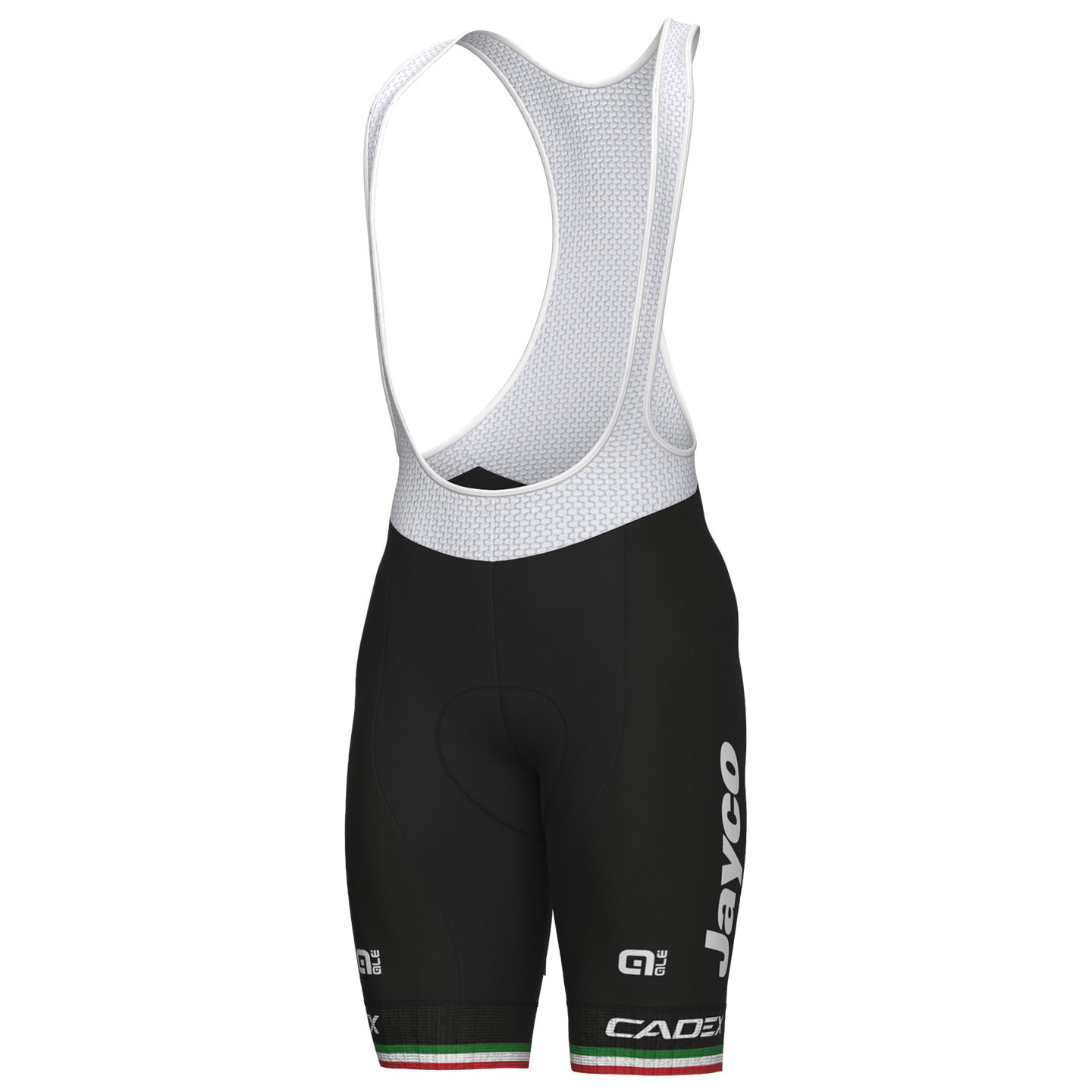 TEAM JAYCO-ALULA Italian Champion 2023 Bib Shorts, for men, size 3XL, Cycling bibs, Bike gear