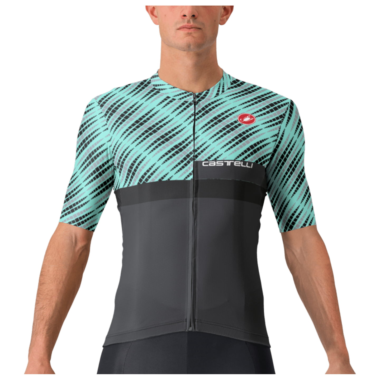 CASTELLI Vento fietsshirt met korte mouwen, voor heren, Maat 2XL, Wielershirt,