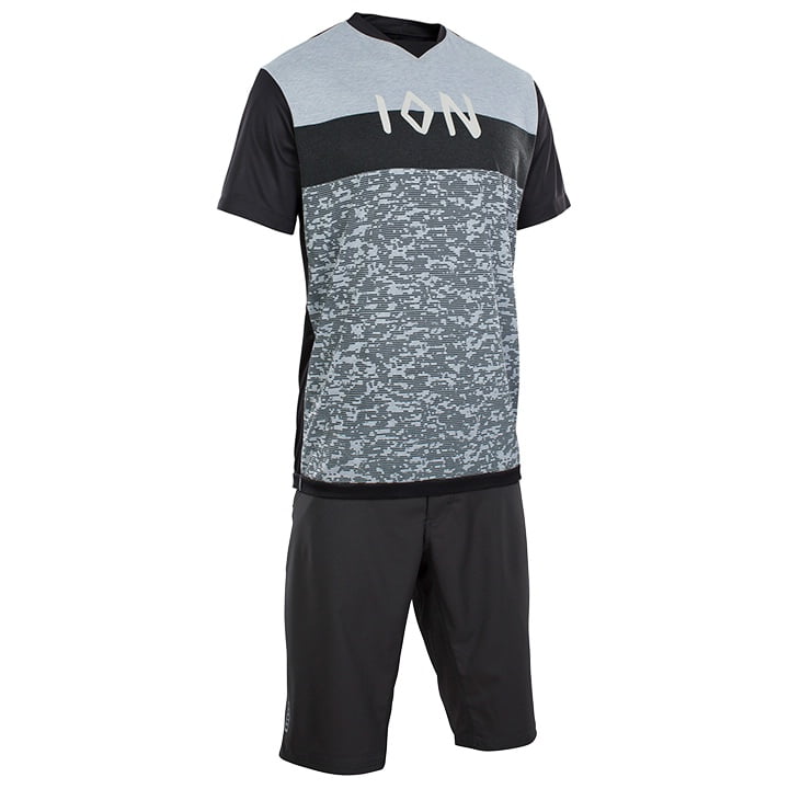 ION Scrub AMP Set (cycling jersey + cycling shorts), for men
