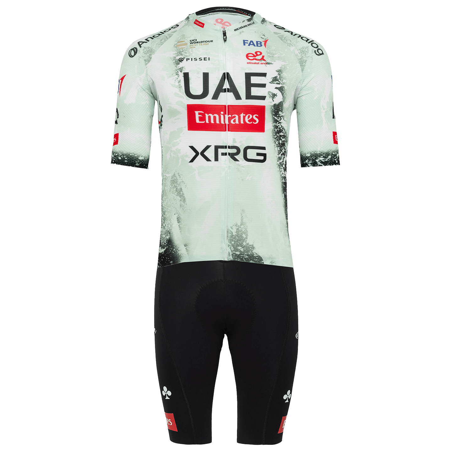 (fietsshirt + fietsbroek) UAE Team Emirates -XRG TDF-Editon Race 2025 Set (2