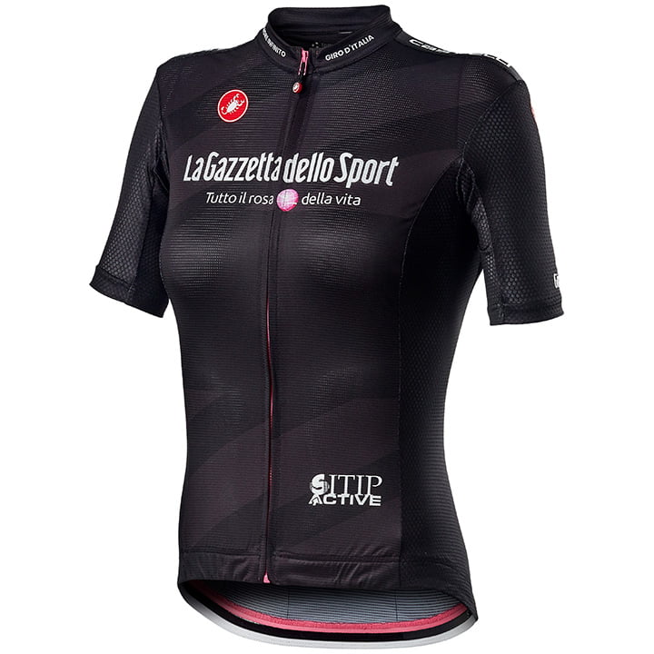 GIRO D'ITALIA Damesshirt Maglia Nera 2020 damesfietsshirt, Maat L