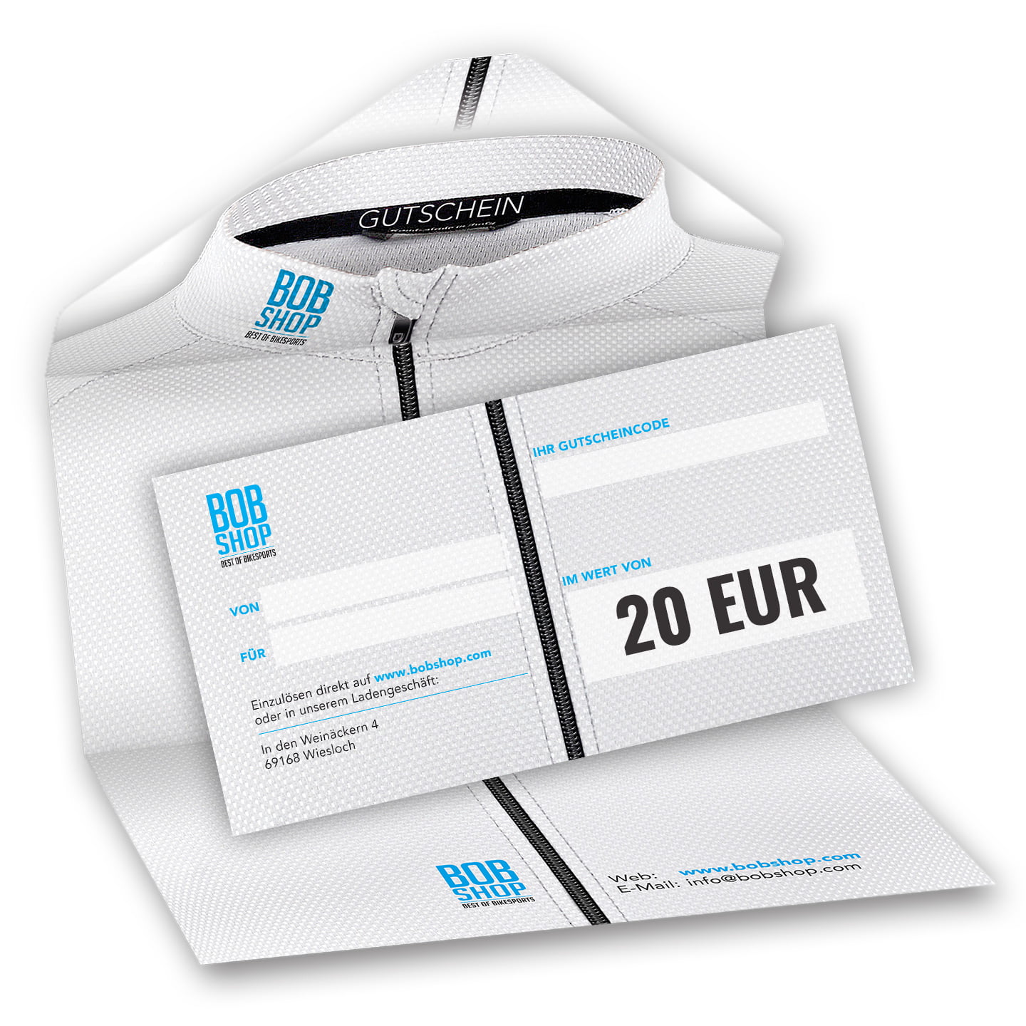 Bobshop gift voucher 20 EUR