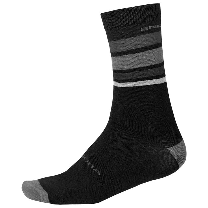 ENDURA Winterfietssokken BaaBaa Merino Stripe winterfietssokken, voor heren, Maa