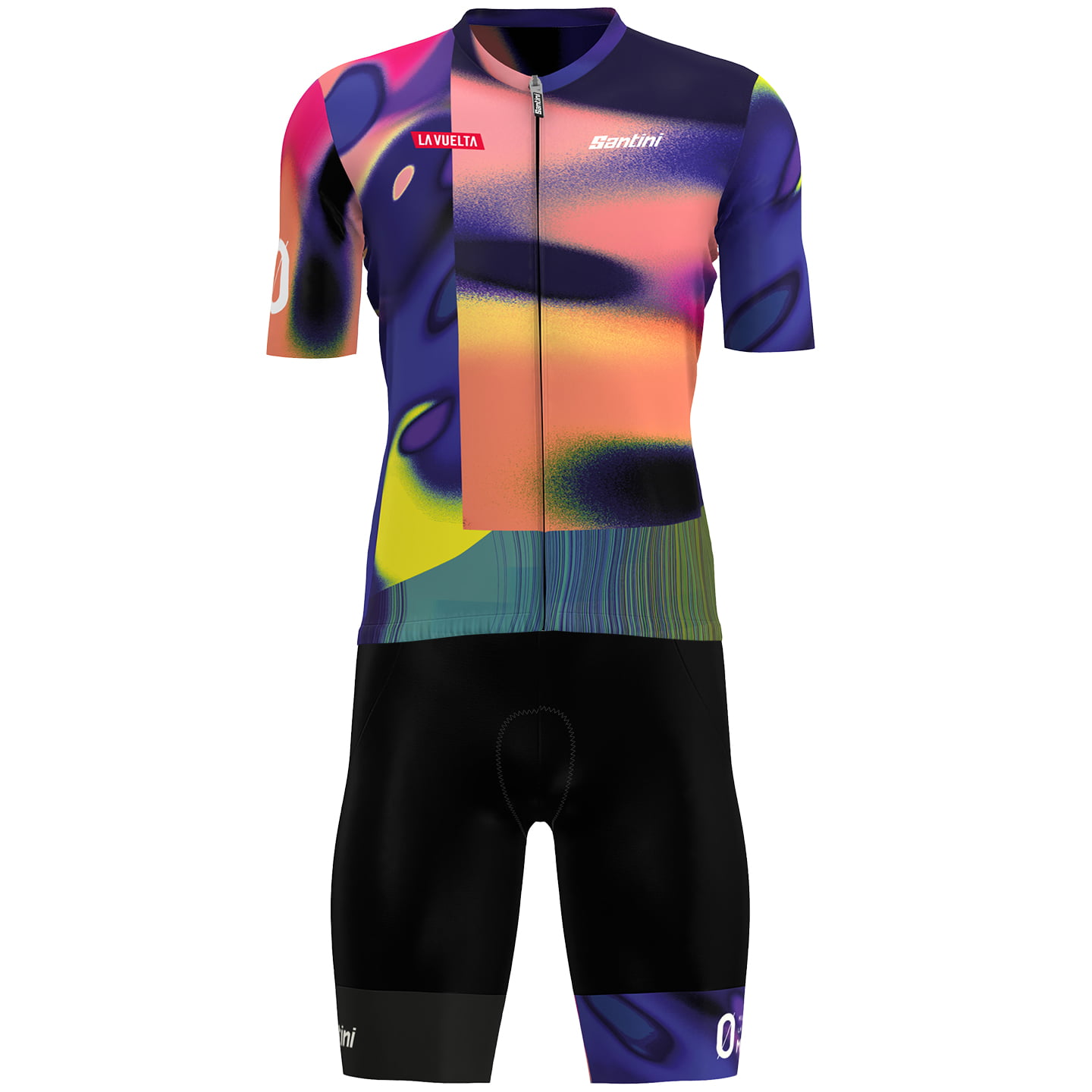 LA VUELTA Madrid 2024 Set (fietsshirt + fietsbroek) set (2 artikelen), voor