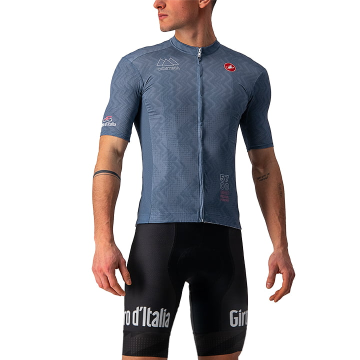 GIRO D'ITALIA Cortina 6K 2021 Set (fietsshirt + fietsbroek), voor heren, Fietskl