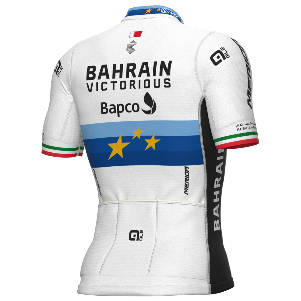 Maillot manches courtes PR-S BAHRAIN - VICTORIOUS Champion européen 2022