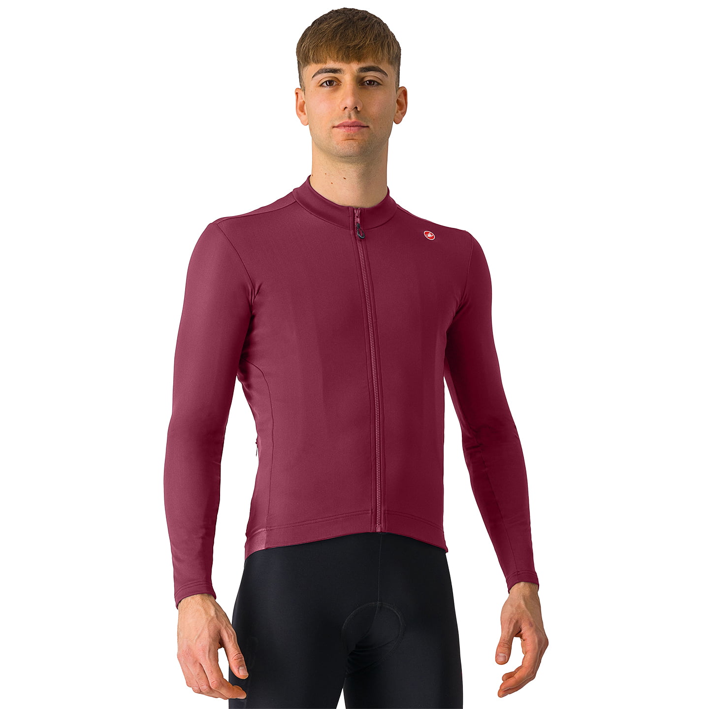 CASTELLI Espresso fietsshirt met lange mouwen, voor heren, Maat L, Fietsshirt,