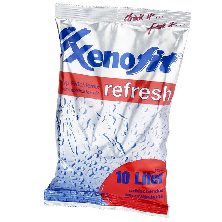 XENOFIT drink refresh, vruchtenmix 600g zakje, Sportdrank, Prestatiedrank
