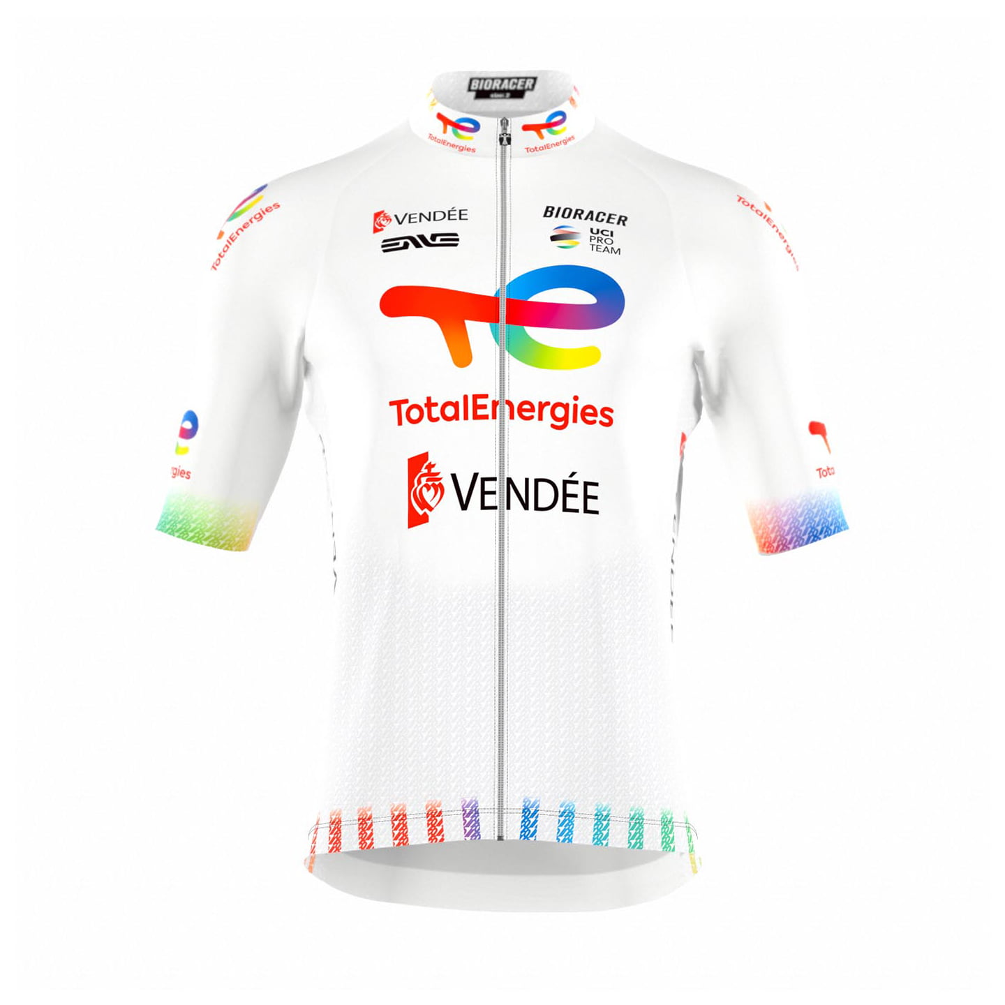 TEAM TOTALENERGIES Fietsshirt met korte mouwen 2025 fietsshirt met korte mouwen,